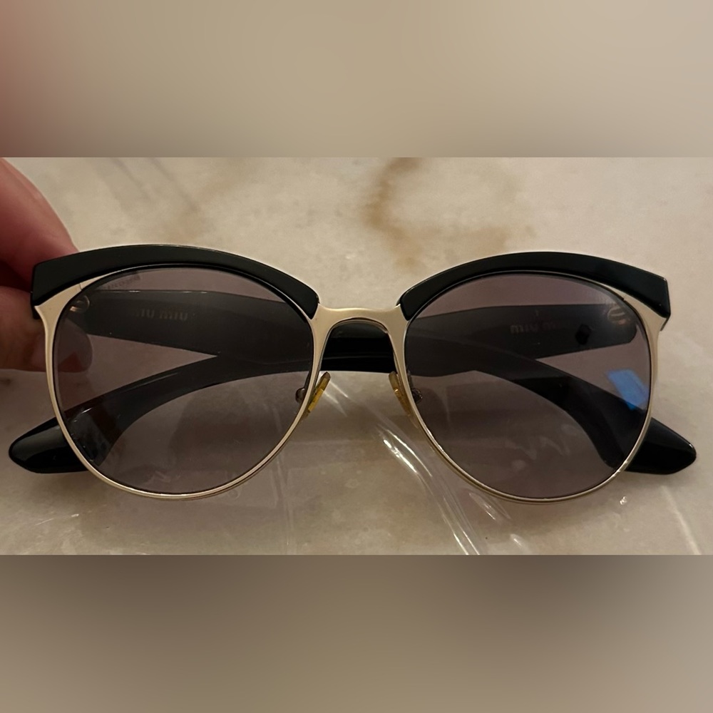 Miu Miu Rhinestone Sunglasses
